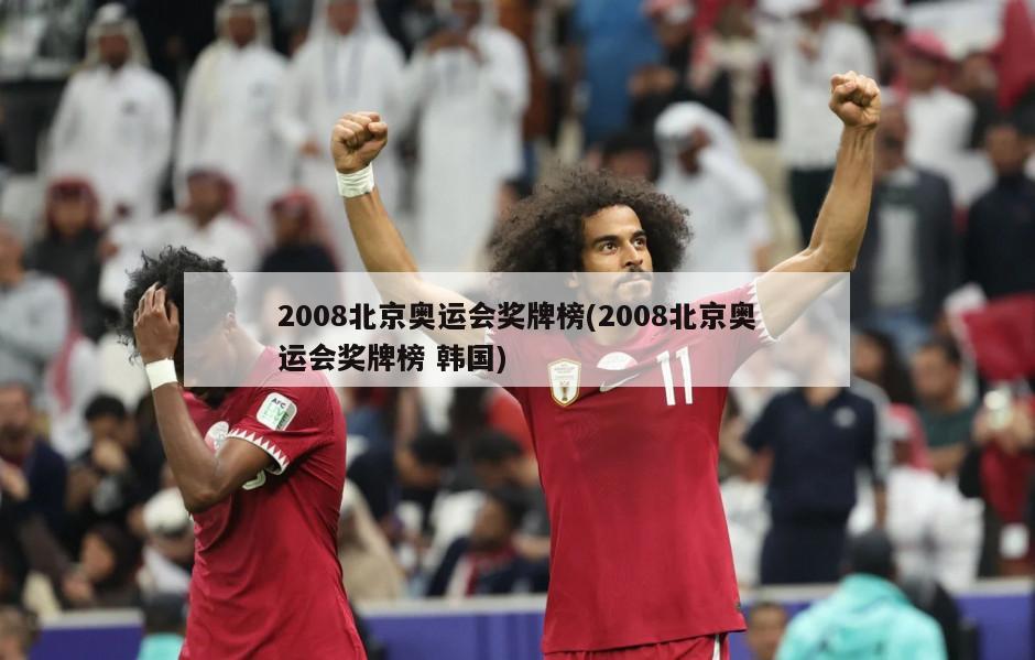 2008北京奥运会奖牌榜(2008北京奥运会奖牌榜 韩国)