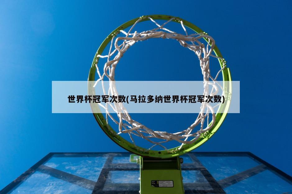世界杯冠军次数(马拉多纳世界杯冠军次数)