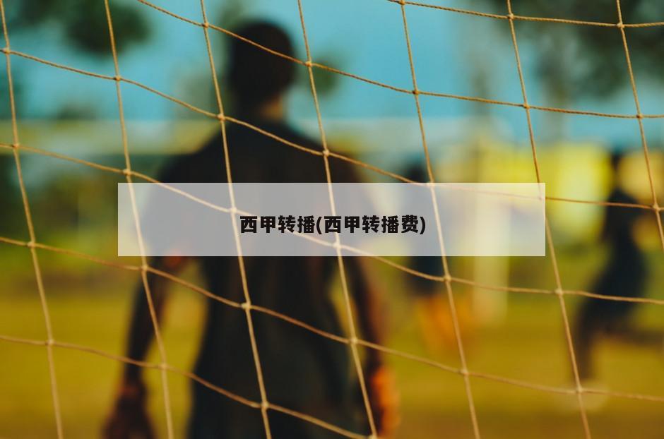 西甲转播(西甲转播费)